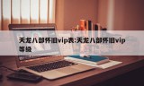 天龙八部怀旧vip表:天龙八部怀旧vip等级