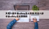 天龙八部手游cdkey怎么获得:天龙八部手游cdkey怎么获得的