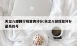 天龙八部排行榜查询评分:天龙八部现在评分最高的号